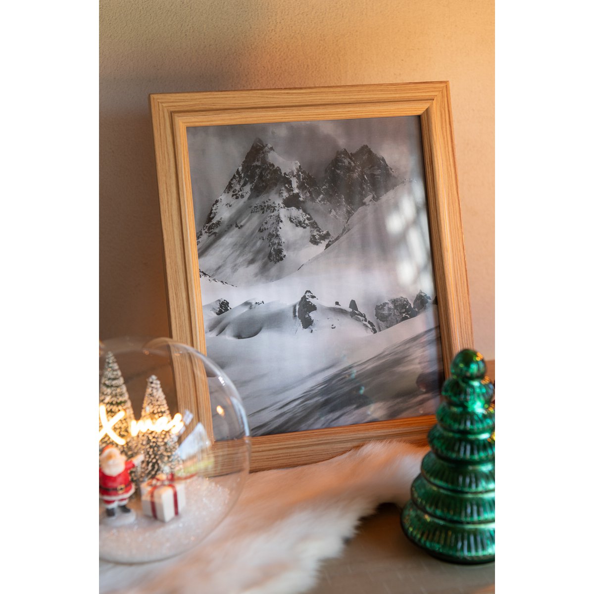 Cadre photo J-Line Bob avec des photos, décoration intérieure