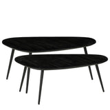 Ensemble de tables d'appoint Jailey Noir