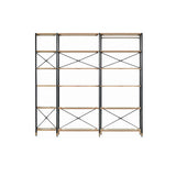 Structure robuste de l'étagère en métal et MDF