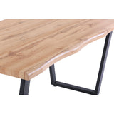 Table à manger moderne en situation dans une salle à manger contemporaine