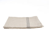Serviette en Biscuit The Lint - Noir Naturel - 45x45