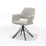 Katy Armchair Fabric Teddy Natural, Turn Foot