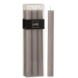 Bougies décoratives J-Line en gris foncé, élégantes et modernes