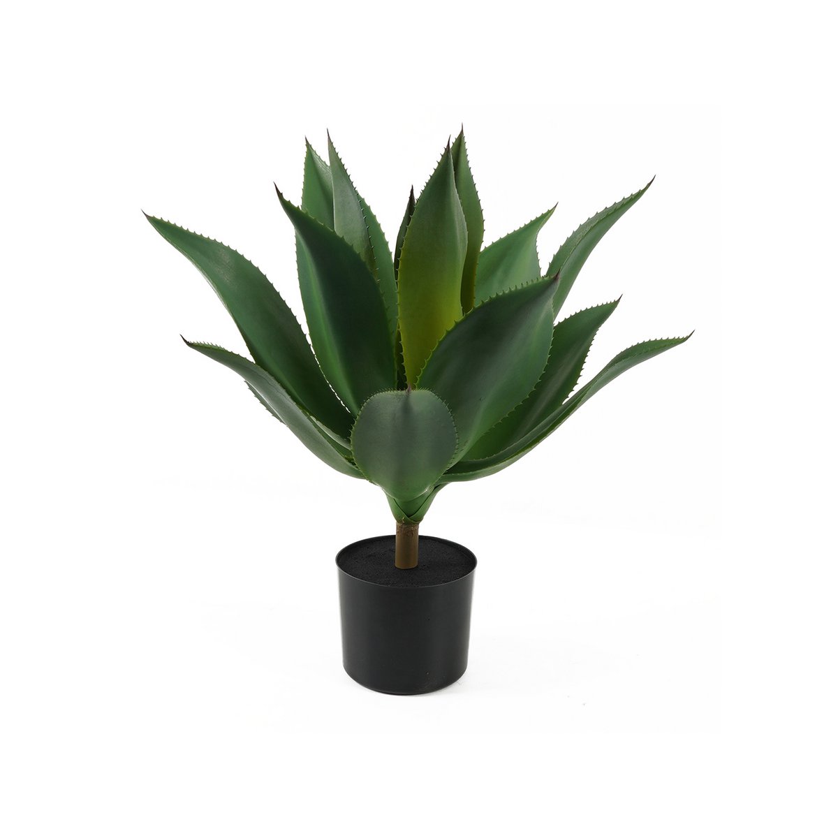 Plante artificielle succulente de luxe de Present Time, vert éclatant en plastique