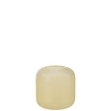 Vase J-Line Stripes avec des fleurs - mise en scène décorative