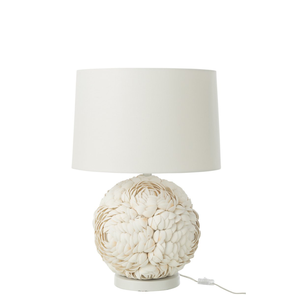 Lampe J-Line Shell Blanc - dimensions et matériaux