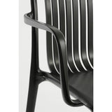 Chaise de jardin Paloma Noir