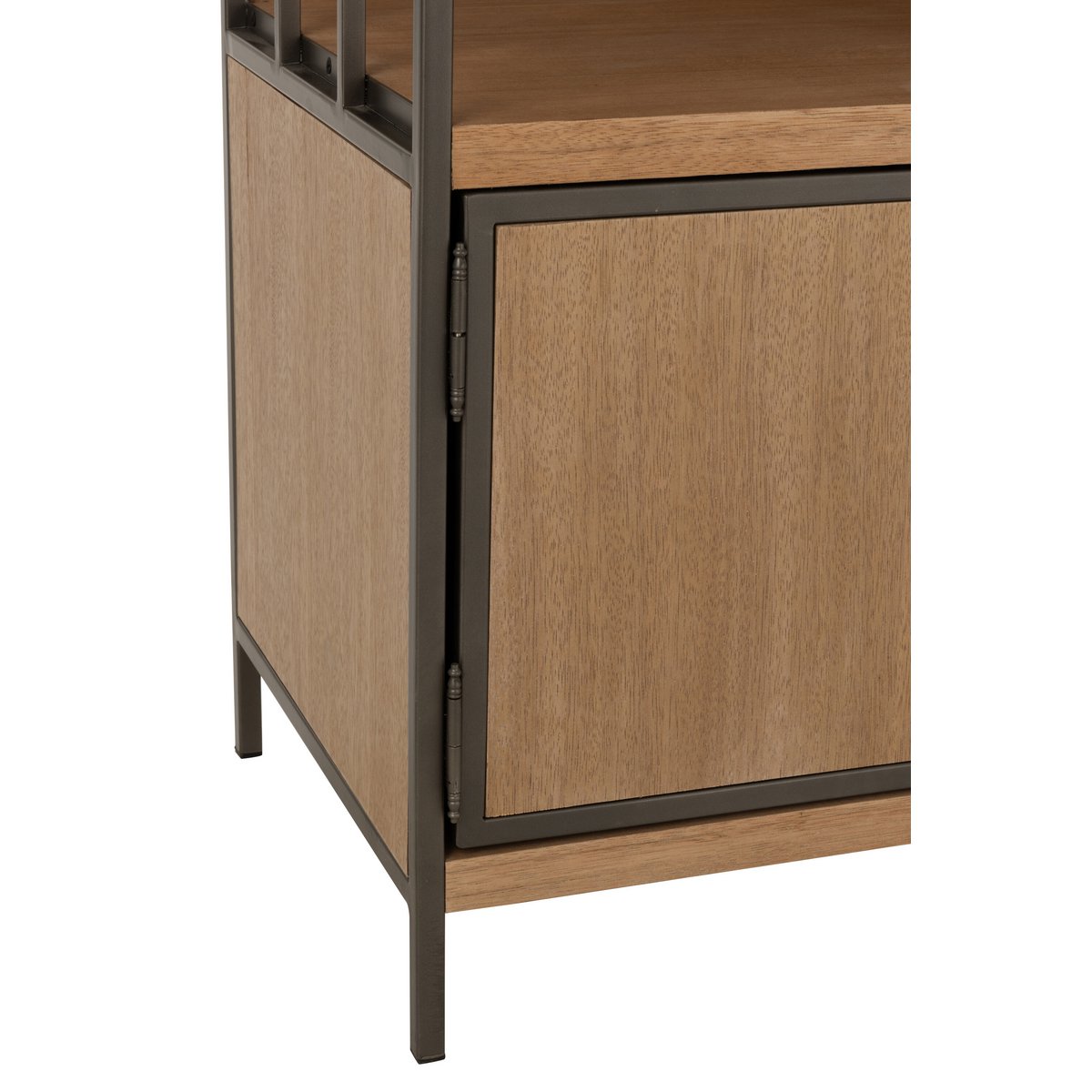Arrière de l'armoire J-Line montrant le design en bois