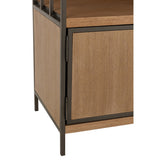 Arrière de l'armoire J-Line montrant le design en bois