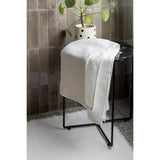 Drap de bain recyclé Abby Blanc 90 x 150