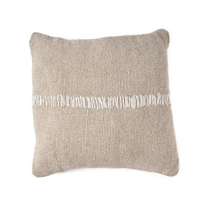 La Housse de Coussin en Point de Lin - Blanc Naturel