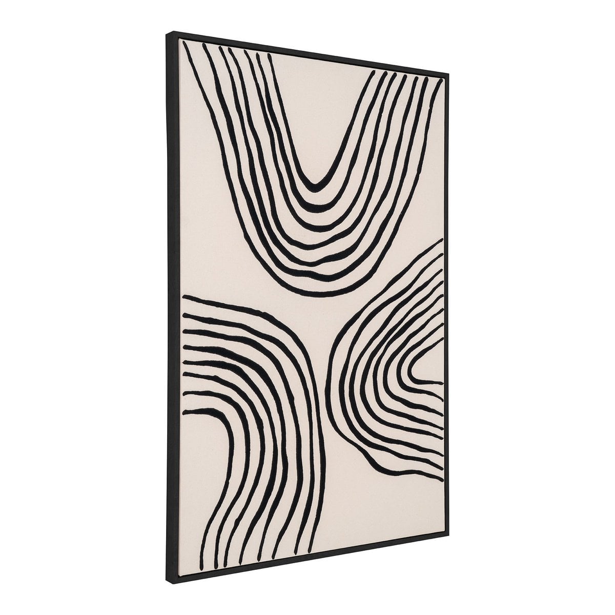 Tableau Lipari - Détail du motif abstrait sur toile