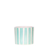 Maison Colibri | Rayure peinte - Turquoise - Ø6cm