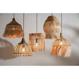 Le Pendentif Pompon Abaca - Naturel - S