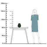 Vase Tasman S en verre vert vif
