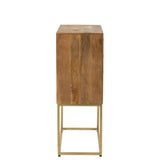 Détail du design industriel du buffet J-Line Nino
