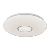 Plafond LED "" Picton "Ø 31 cm en métal et en plastique, lumière blanche chaude avec effet cristallin, avec un éclairage LED fermement construit pour le salon ou le bureau