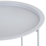 Tableuse Ø 47 H 51 2. Choisissez la table de balcon de table de jardin Terasses Table Round Alberta Metal Small Ver