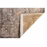Tapis Eco - Suleiman Grey - Tapis marron et gris