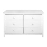Commode en bois blanc avec tiroirs spacieux