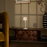 Lampe de table rechargeable blanche Ava