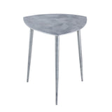 Table d'appoint Table décorative en métal en 4 parties ALSTER 40x45x40 cm Classe triangulaire.