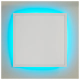 Smart Home LED Backlight Panneau Longueur côté 45 cm, de nombreuses fonctions, transport de lampe en métal et en plastique, LED intégrés