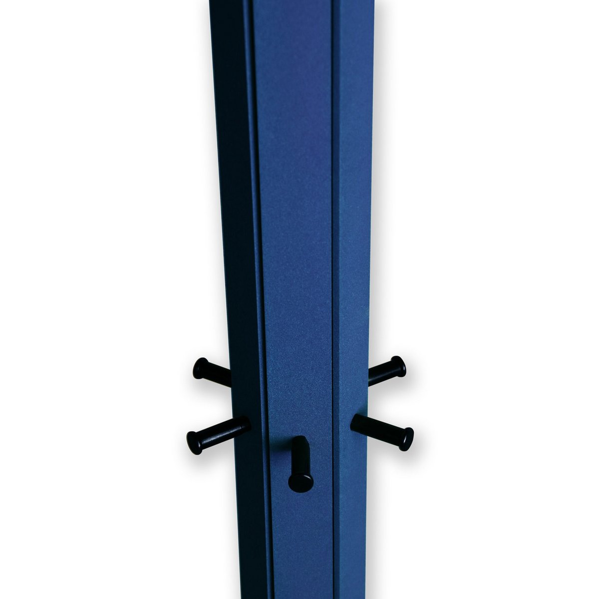 Gorillz Molto - Industriel - Porte-Manteau Sur Pied - 14 Patères - Bleu - Métal