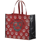 Grand Sac Shopping Bretzel Rouge 36 x 44