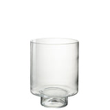Lanterne J-Line Straight en verre transparent, design moderne