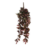 Plante artificielle suspendue Tradescantia Rouge Foncé
