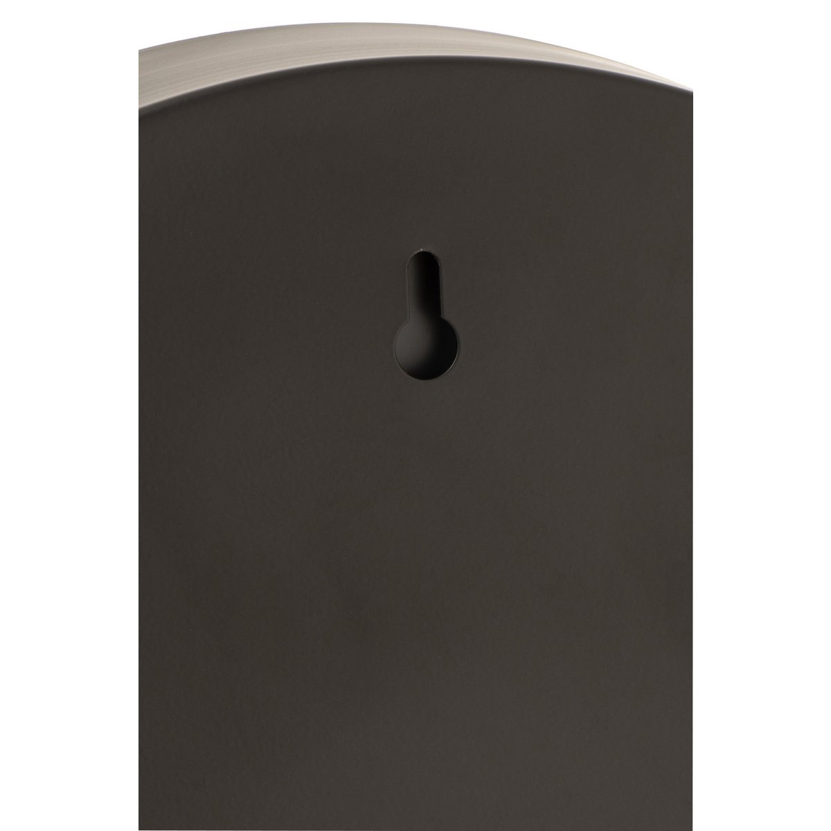 Miroir J-Line en métal noir, détail du cadre et finition