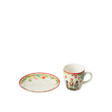 Coffret J-Line avec assiette casse-noisette en céramique blanche, vue d'ensemble