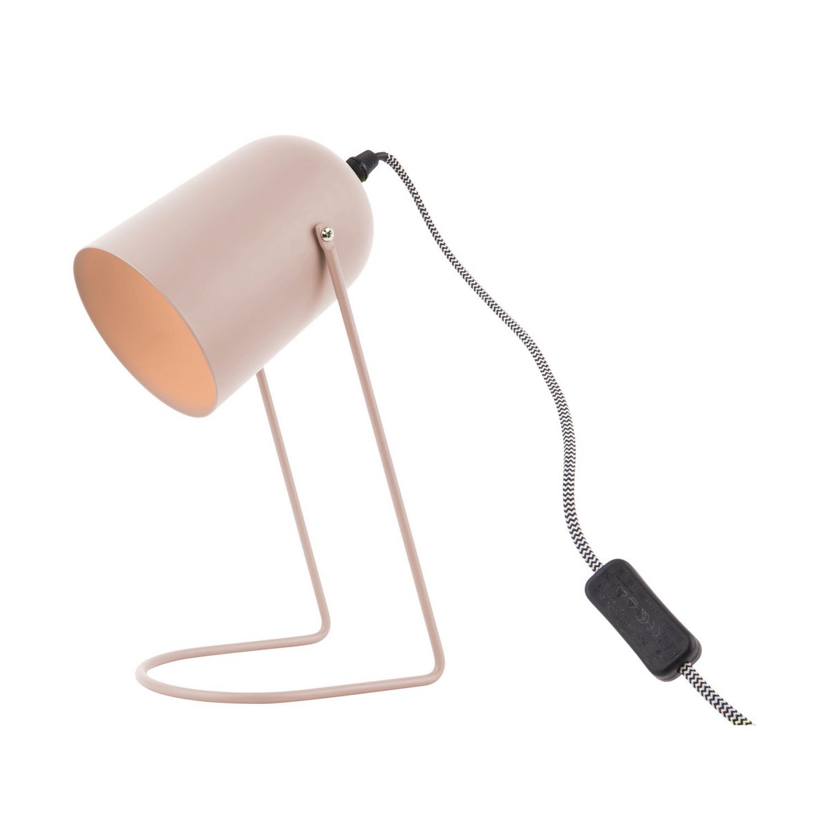Détail de la lampe de table Enchantement - finition en fer
