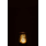 Lanterne Zigzag avec détails en verre vert et design moderne