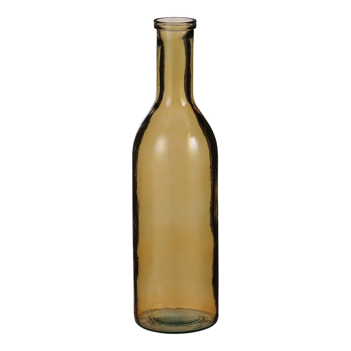 Bouteille décorative Ocre de Rioja en verre recyclé, vue de face