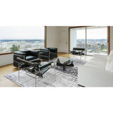 Tapis Eco Metro Noir & Blanc - Ambiance cosy