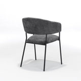 Tissu de fauteuil liam parfait anthracite harmonie