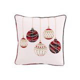 Coussin J-Line sapin de Noël avec des décorations de Noël
