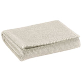 Serviette de toilette Bora Lin beige avec finition élégante