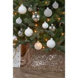 Jupe de sapin de Noël Doré
