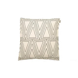 Coussin Noa blanc cassé/noir 45x45