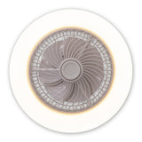 Plafonnier LED avec ventilateur "Adoranto" d: 55cm