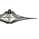 Suspension Design bois noir D90cm SINGING BLACK