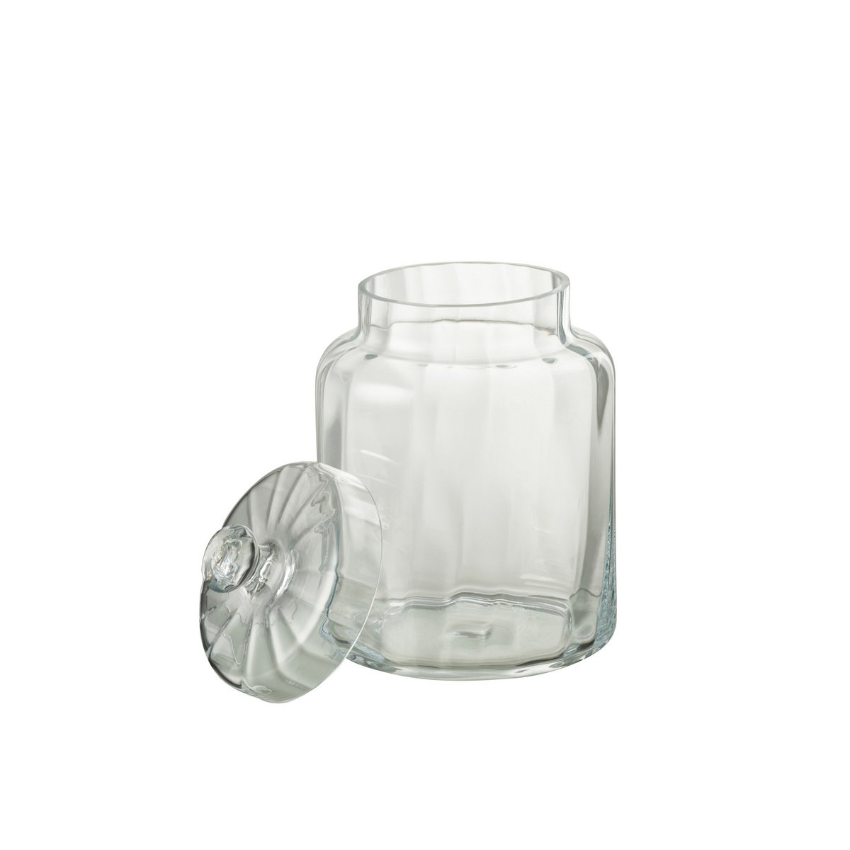 Pot de conservation J-Line Elia en verre transparent, élégant et moderne