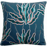 Coussin imprimé Alga outdoor Indigo 45 x 45