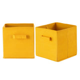 Boîtes de rangement Boîte de pliage pliable 26x26x26 cm 6 -pack Boîte de rangement carré