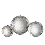 Photophore Boule Cristal Transparent - ambiance décorative sur table