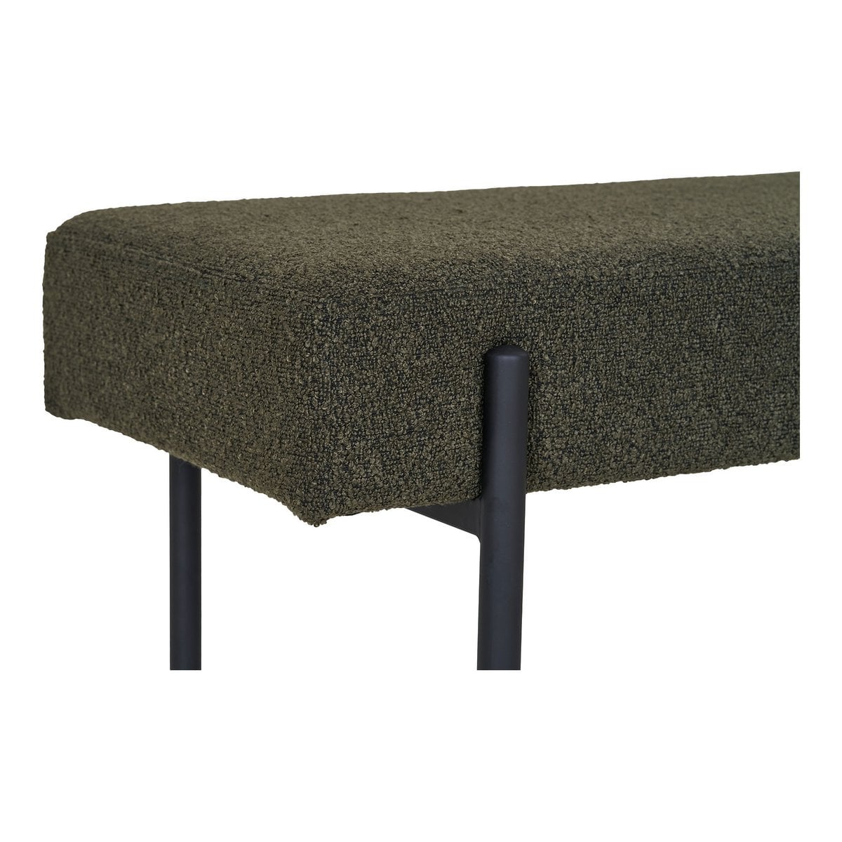 Vue latérale du banc Swindon, dimensions 100 x 36 x 42,5 cm