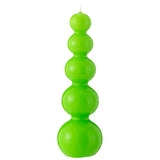 Bougie J-Line cylindrique verte, élégante et raffinée pour une ambiance chaleureuse